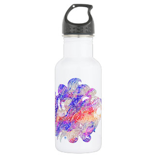 Verwickelte Illustration des Brüllenseelöwes Trinkflasche