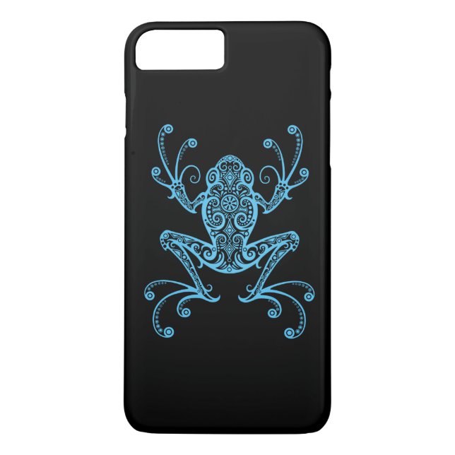 Verwickelter blauer Baum-Frosch Case-Mate iPhone Hülle (Rückseite)