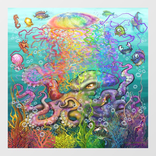 Verwicklungen Fensteraufkleber (Blatt)