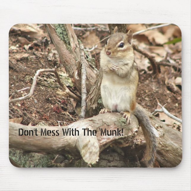 Verwirren Sie nicht mit dem 'Munk! Mousepad (Vorne)