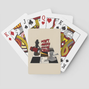 Verwirren Sie nicht mit dem Schach Spielkarten