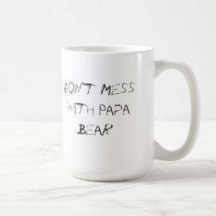 Verwirren Sie nicht mit der Papa-Bärn-Tasse Kaffeetasse
