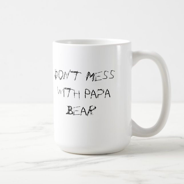 Verwirren Sie nicht mit der Papa-Bärn-Tasse Kaffeetasse (Rechts)
