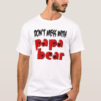 Verwirren Sie nicht mit Papa-Bären T-Shirt