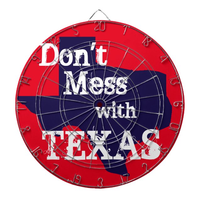 Verwirren Sie nicht mit TexasDartboard Dartscheibe (vorne)