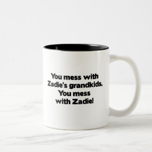 Verwirren Sie nicht mit Zadies Grandkids Zweifarbige Tasse