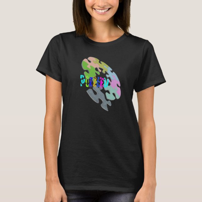 verwirrt T-Shirt (Vorderseite)