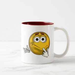 Verwirrt - Toon Zweifarbige Tasse