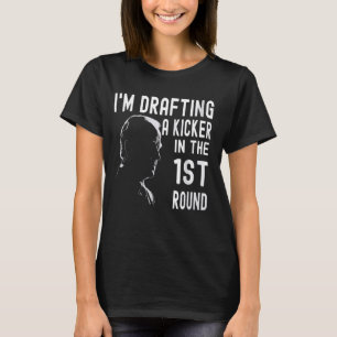 Verwirrte Drafting Kicker Funny Fantasy Football D T-Shirt