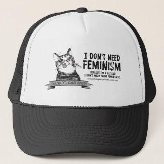 Verwirrte Katzen (für hellfarbige Produkte) Truckerkappe