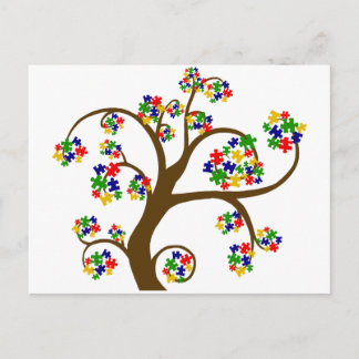 Verwirrter Baum des Lebens Postkarte
