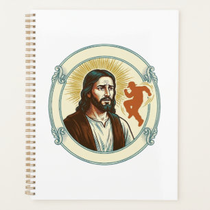 Verwirrter Jesus Viraler Tanztrend Silhouette Vide Planer