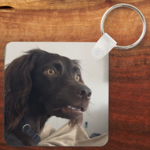 Verwirrter Schlüsselanhänger für Dog Meme