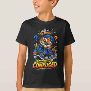 Verwirrter Schulmodus Lustiger Zurück zur Schule E T-Shirt