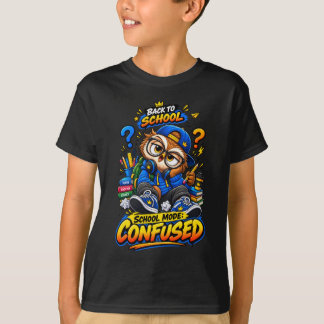 Verwirrter Schulmodus Lustiger Zurück zur Schule E T-Shirt