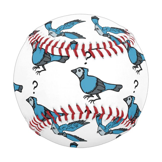 Verwirrter Vogel Baseball (Vorderseite)