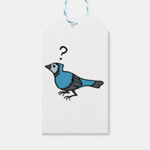 Verwirrter Vogel Geschenkanhänger