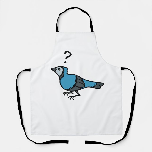 Verwirrter Vogel Schürze (Vorderseite)