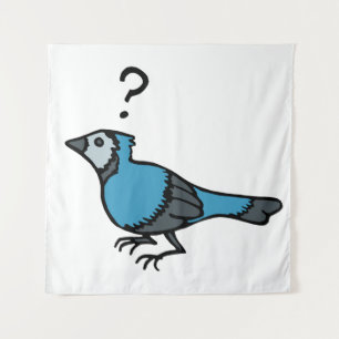 Verwirrter Vogel Wandteppich