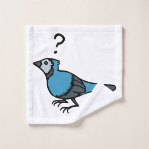 Verwirrter Vogel Waschlappen