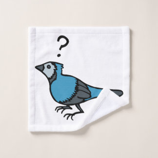 Verwirrter Vogel Waschlappen