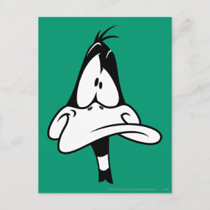Verwirrtes DAFFY DUCK™-Gesicht Postkarte