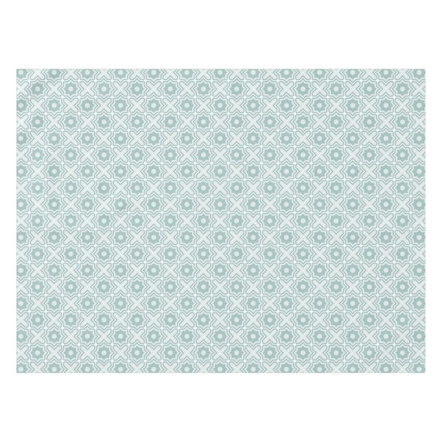 Verwirrtes Gitter-Muster Tischdecke (Vorderseite (Horizontal))
