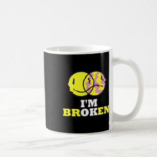 Verwirrtes Lächeln Ich bin gebrochen Unsichtbare K Kaffeetasse