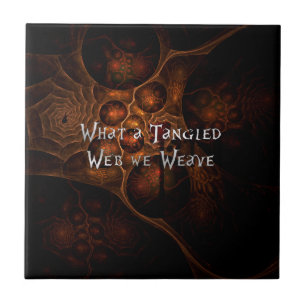 Verwirrtes Netz Fliese