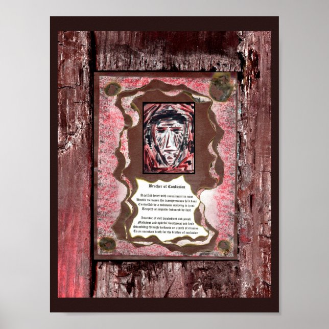 Verwirrtheit Poster (Vorne)