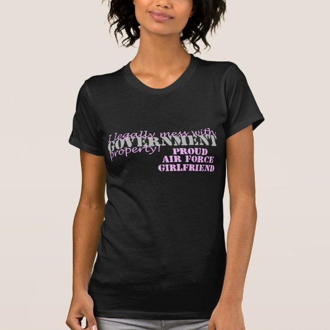 Verwirrung der Luftwaffen-Freundin erlaubterweise T-Shirt (Vorderseite)
