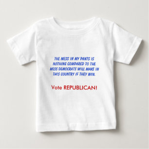 Verwirrung in meinem Hosen-Baby-T - Shirt