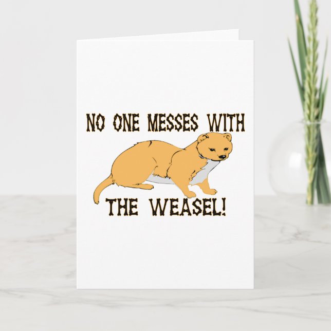 Verwirrung mit dem Weasel Karte (Vorderseite)