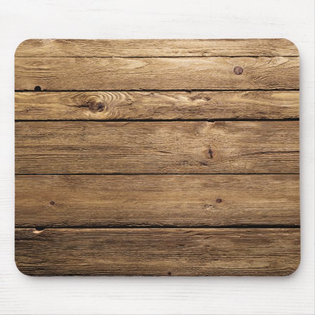 Verwitterte dunkle Planken Mousepad (Vorne)