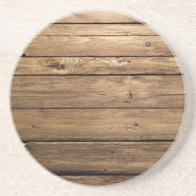 Verwitterte dunkle Planken Untersetzer (Vorne)