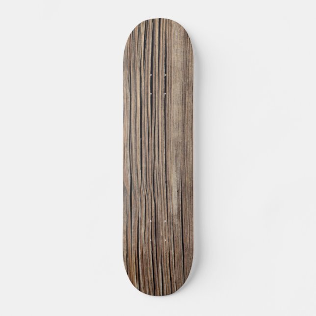 Verwitterte hölzerne skateboard (Vorderseite)