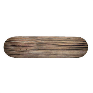 Verwitterte hölzerne skateboard