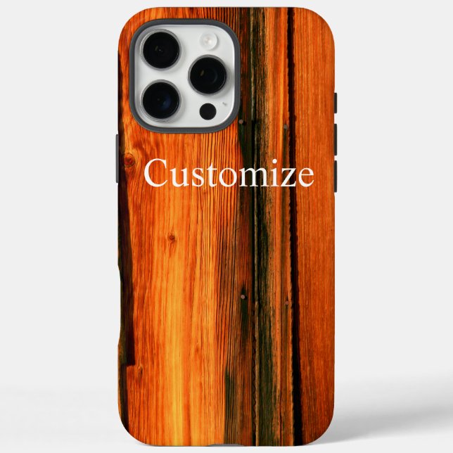 verwitterte Stallplatten iPhone 16 Pro Max Hülle (Rückseite)