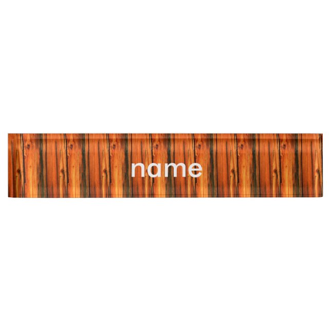 verwitterte Stallplatten Namensplakette (Vorderseite)