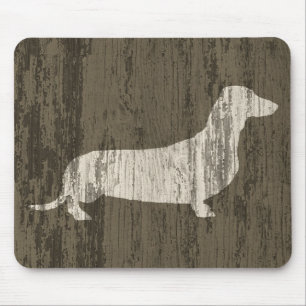 Verwitterter Dachshund Mousepad
