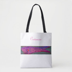 verwitterter roter mit Augen Fisch Tasche