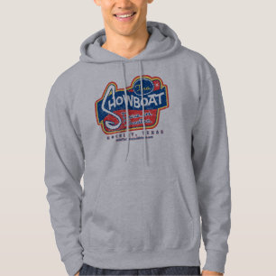 Verwitterter Showboat-Antrieb im athletischen Hoodie