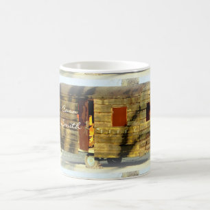 Verwitterter Sinti und Romawohnwagen Thunder_Cove Kaffeetasse
