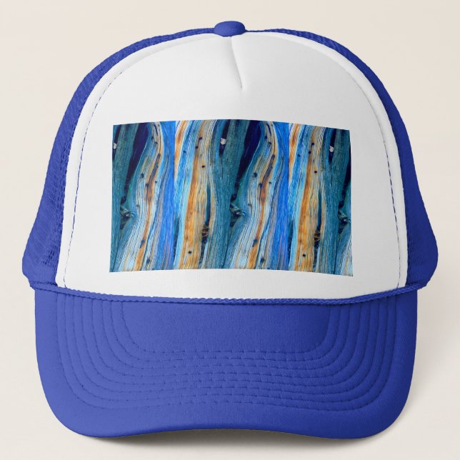 verwittertes Blauholz Truckerkappe (Vorderseite)