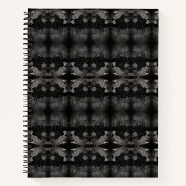 Verwobene Rose-Petals-Notebook Notizbuch (Vorderseite)