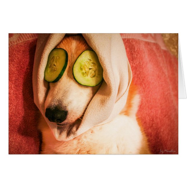 Verwöhnen Sie sich Karte (Vorderseite (Horizontal))