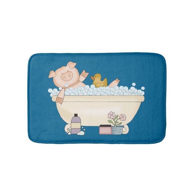 Verwöhnte Piggy Bad-Matte Badematte (Vorderseite)