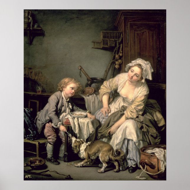verwöhntes Kind, 1765 Poster (Vorne)