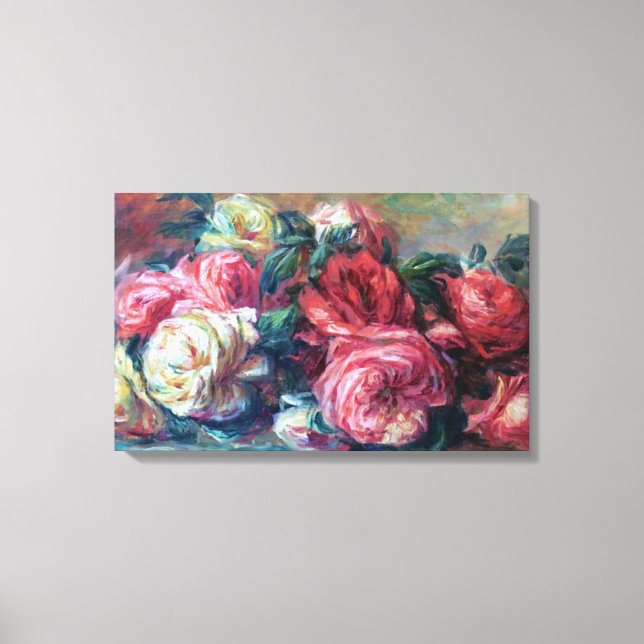 Verworfene Rose Renoir Leinwanddruck (Vorderseite)