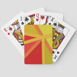 Verworfenes Origami Spielkarten